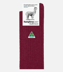Socks - Alpaca Health Sock - Berry