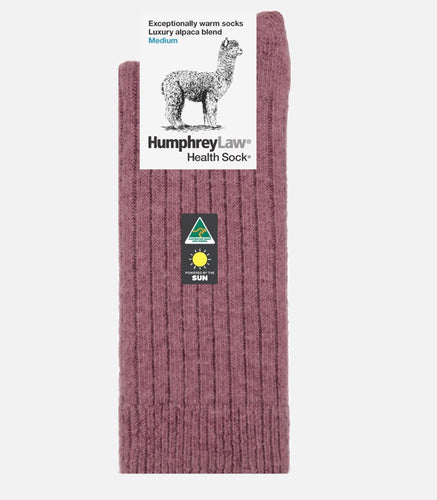 Socks - Alpaca Health Sock - Old Rose