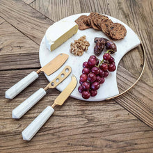 Load image into Gallery viewer, Cheese Knife Set - Copper / Marble