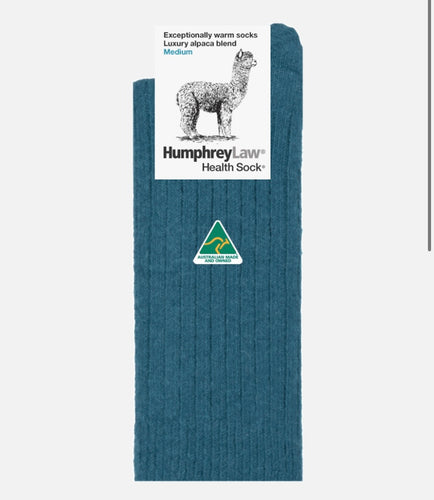 Socks - Alpaca Health Sock - Teal