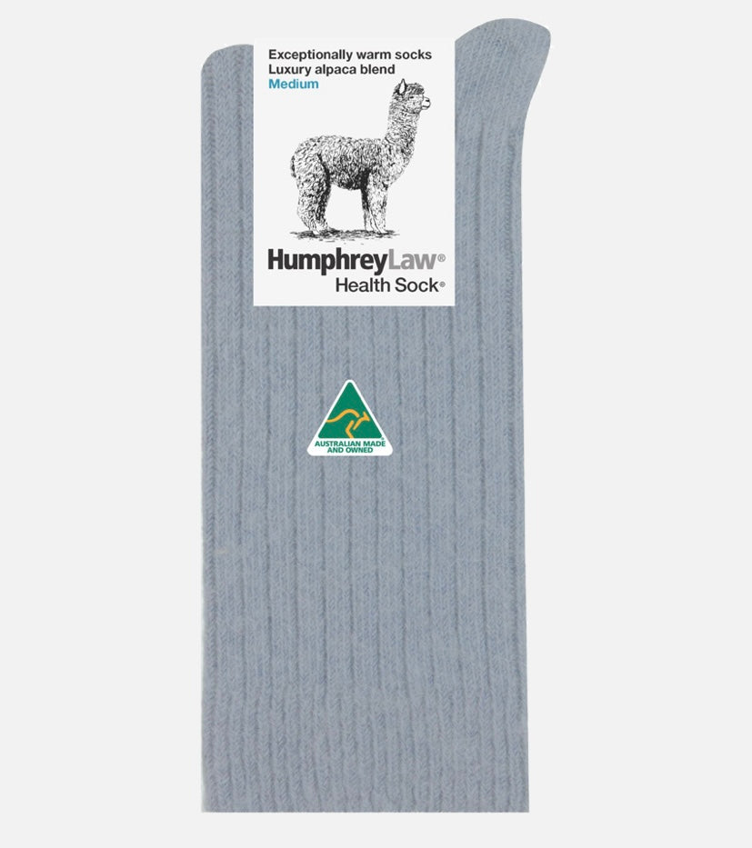 Socks - Alpaca Health Sock - Silver Grey