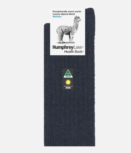 Socks - Alpaca Health Sock - Charcoal