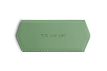 Load image into Gallery viewer, Fox and Leo Glasses Case - Sage
