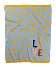 Load image into Gallery viewer, Baby Blanket - Love Blue