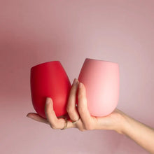 Load image into Gallery viewer, Fegg Silicone Unbreakable Glasses - Cherry + Blush