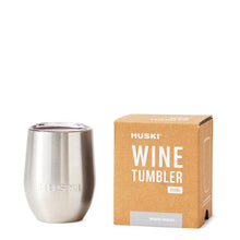 Load image into Gallery viewer, Huski Wine Tumbler - Brushed Stainless