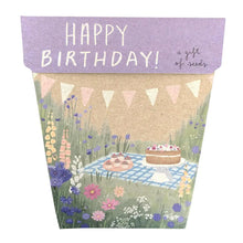 Load image into Gallery viewer, Gifts of Seeds Cards - Happy Birthday Picnic