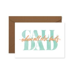 Greeting Card - Call Dad