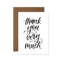 Greeting Card - Thank You Very Much