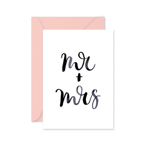 Greeting Card - Mr & Mrs