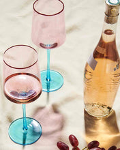 Load image into Gallery viewer, Vino Glass Set of 2 - Rose with a Twist