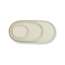 Load image into Gallery viewer, Cloud Oval Plate (L) - Chalk