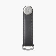 Load image into Gallery viewer, Orbitkey - Leather Charcoal / Silver Hardware