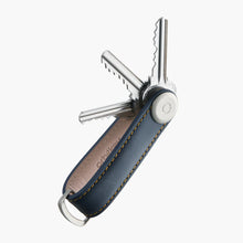 Load image into Gallery viewer, Orbitkey - Leather Navy / Silver Hardware
