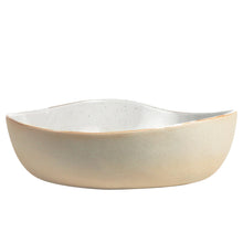 Load image into Gallery viewer, Table of Plenty - Serving Bowl White Speckle w/Raw