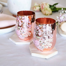 Load image into Gallery viewer, Copper Scenic Route Wine Glasses