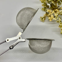 Load image into Gallery viewer, Mesh Ball Tea Infuser Tongs