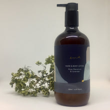 Load image into Gallery viewer, Ena Hand &amp; Body Lotion - Rose Geranium &amp; Lavender
